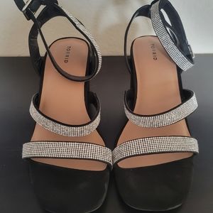 Torrid Size 11 Embellished Strappy Heel